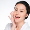 Look more rested and youthful with eyelid surgery Beautiful Young Woman with Clean Fresh Skin. Face care . Facial treatment . Cosmetology , beauty and spa. Asian women portrait
