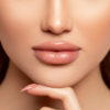 Spice Up Your Life With A Plumper Looking Pout Close up sexy lips in nude lipstick.